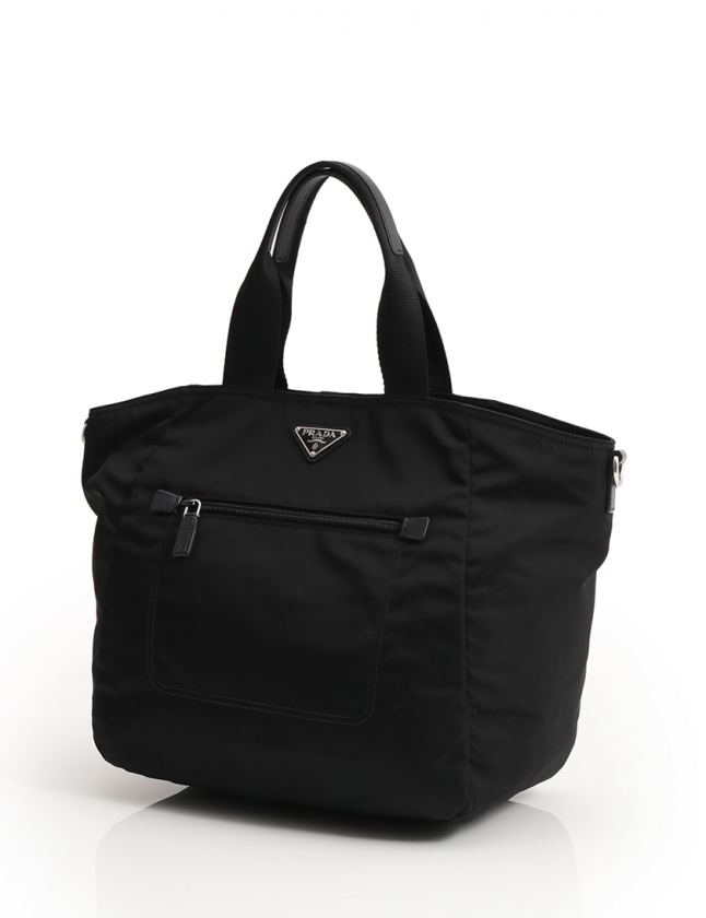 プラダ PRADA トートバッグ ショルダーバッグ 黒 BR5137 ナイロン
