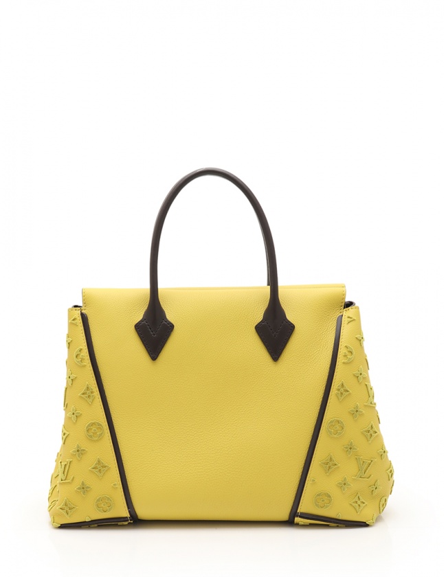 ルイヴィトン トートバッグ ヴェルール トートW PM モノグラム 黄色