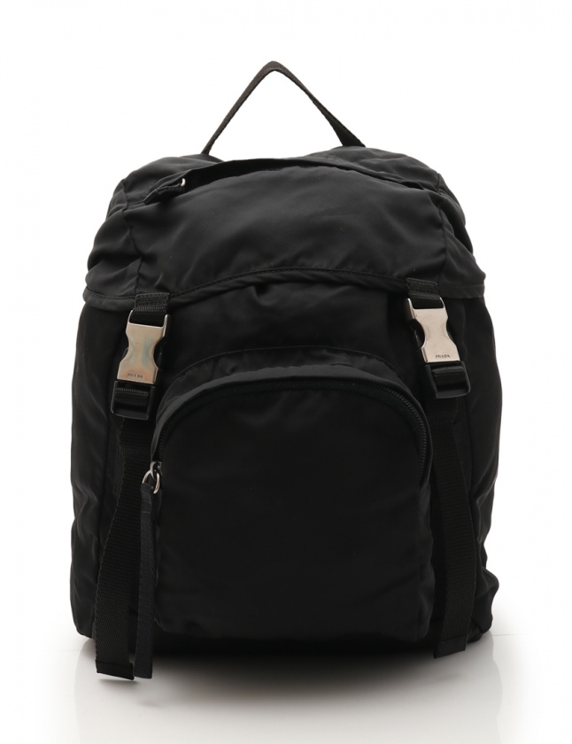 プラダ PRADA リュック 黒 V140 ナイロン TESSUTO MONTAGN レディース 