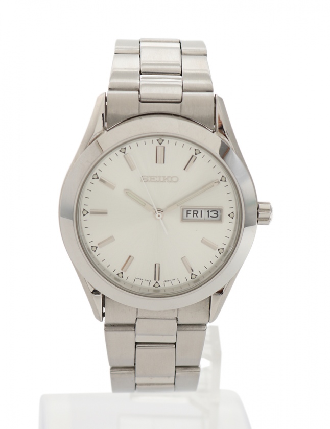 セイコー SEIKO 腕時計 スピリット クオーツ シルバー 7N43-9080 SS 