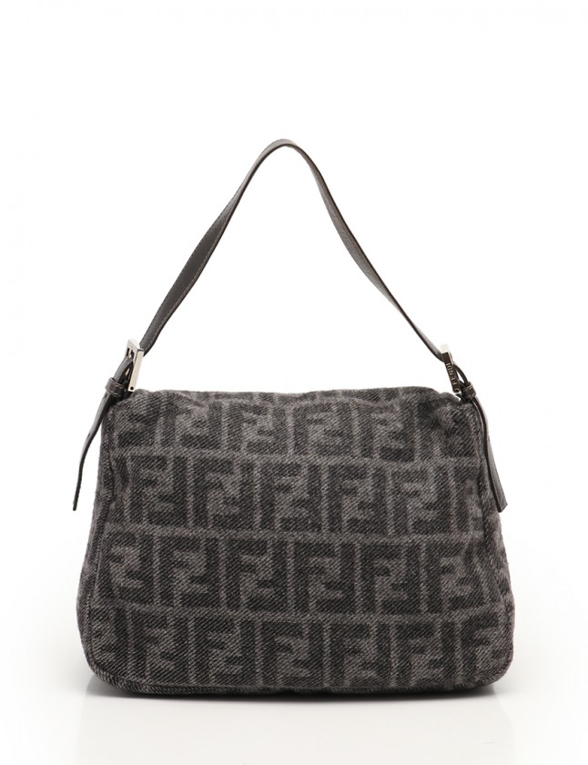 フェンディ FENDI ショルダーバッグ マンマバケット ズッカ グレー 
