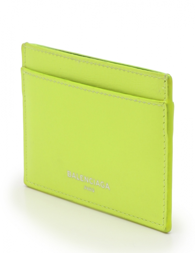 BALENCIAGA ネオンイエロー ケース BALENCIAGA ネオンイエロー コインケース