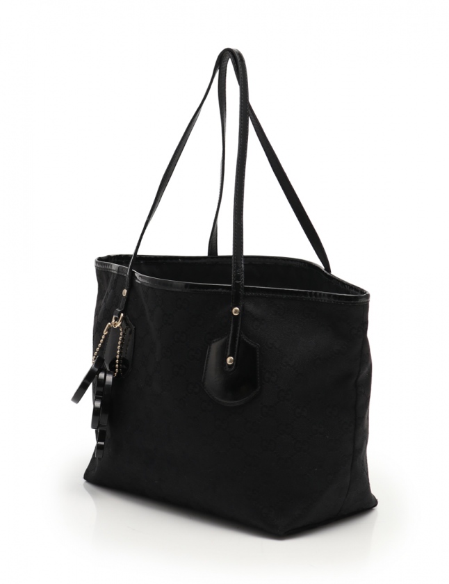 グッチ GUCCI トートバッグ GGキャンバス 黒 211976 キャンバス 