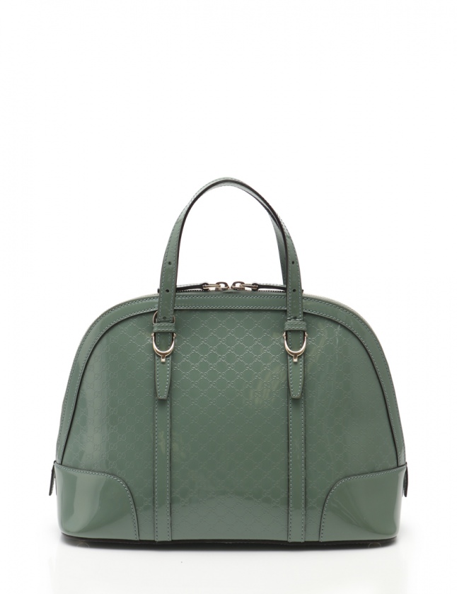 グッチ GUCCI ハンドバッグ ショルダーバッグ マイクログッチ グレー 