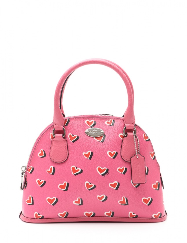 COACH バレンタイン ピンク ショルダーバッグ