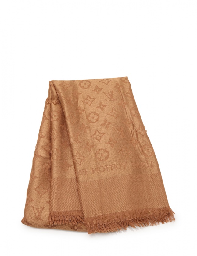 ルイヴィトン LOUIS VUITTON 大判ストール ショール モノグラム ライト  