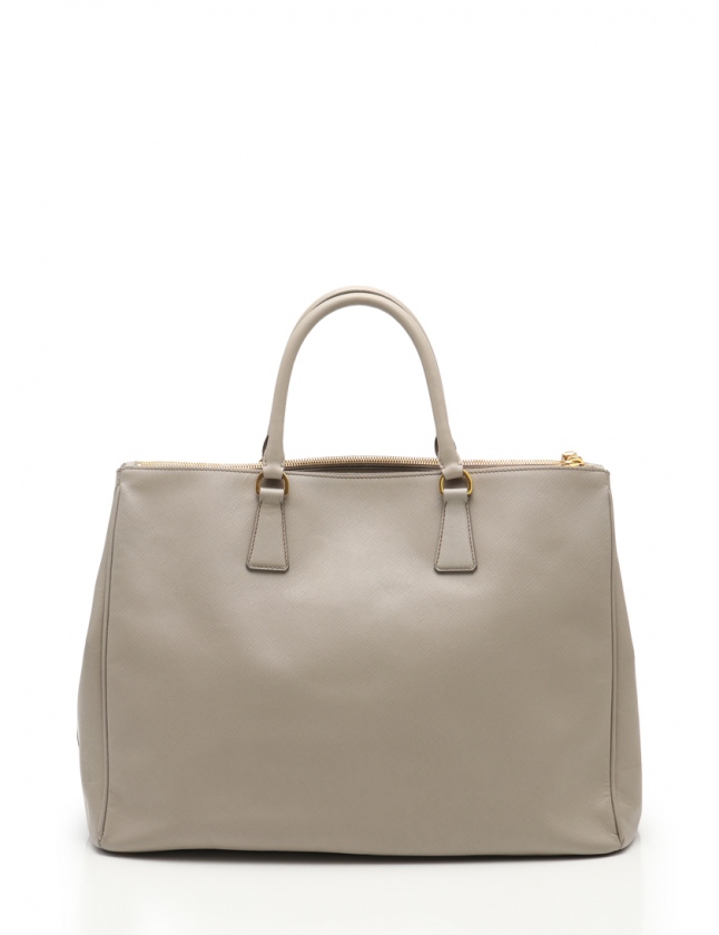 美品】PRADAサフィアーノ ソフト ガレリア 三角ロゴ トートバッグ2way
