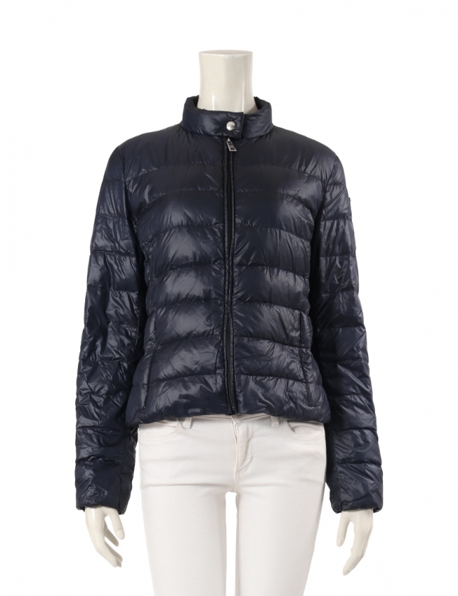 プラダスポーツ PRADA SPORT ダウンジャケット ネイビー 42 アウター 