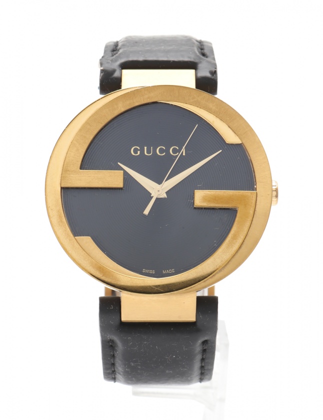 グッチ GUCCI 腕時計 インターロッキング クオーツ ゴールド YA133208 