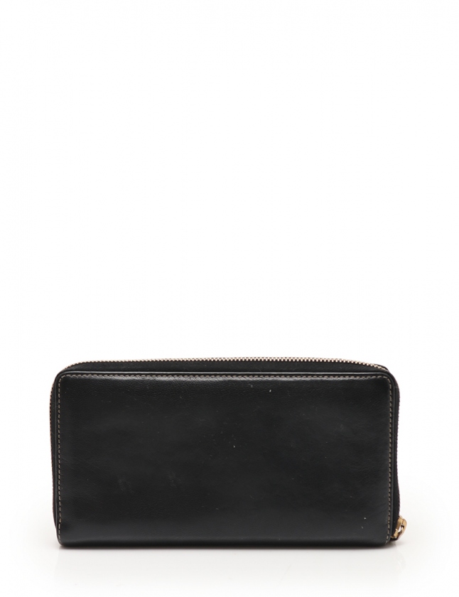 グッチ GUCCI ラウンドファスナー長財布 シェリー 黒 小物