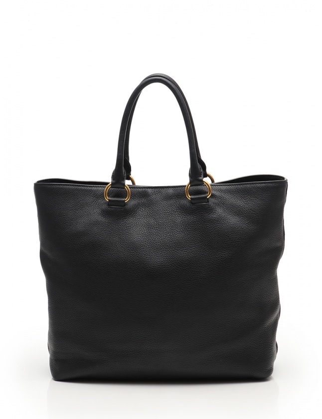 プラダ PRADA トートバッグ ショルダーバッグ 黒 1BG865 レザー 2WAY 