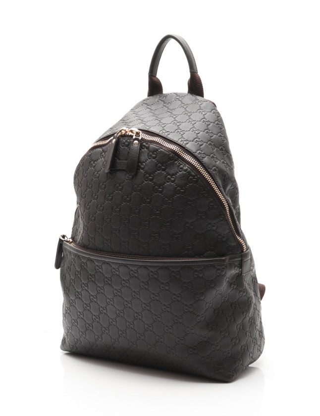 グッチ GUCCI バックパック リュック グッチシマ ダークブラウン  