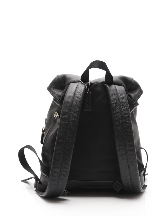 コーチ COACH バックパック リュック 黒 F72305 レザー ナイロン メンズ コーチ COACH バックパック リュック 黒 F72305 レザー ナイロン メンズ