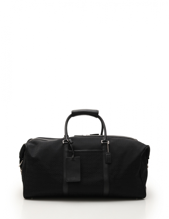 コーチ COACH ボストンバッグ ショルダーバッグ ミニシグネチャー 黒