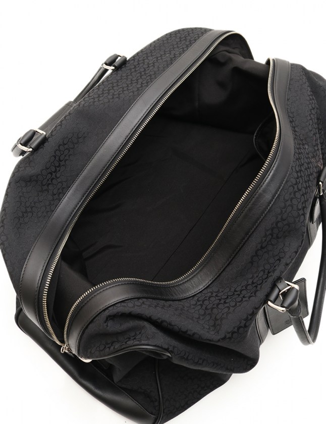 美品 COACH コーチ ボストンバッグ シグネチャー 2way F77013