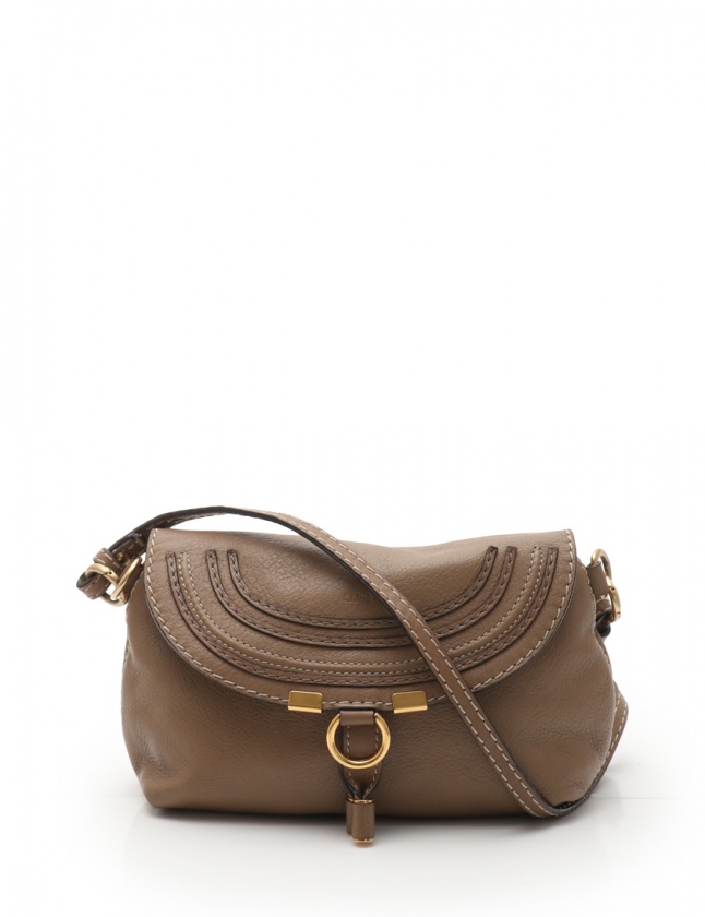 クロエ CHLOE ショルダーバッグ マーシー グレーベージュ レザー 