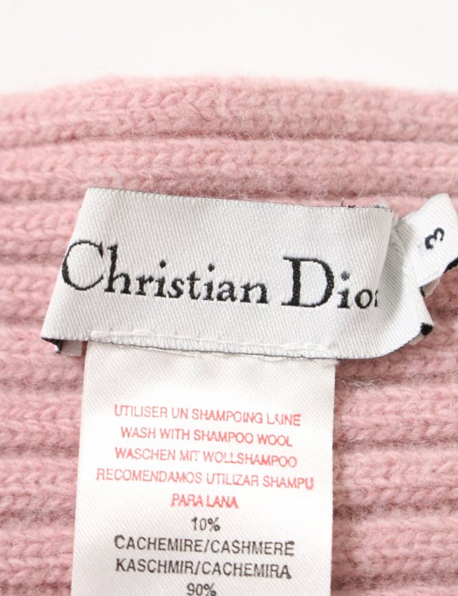 クリスチャンディオール Christian Dior マフラー トロッター ピンク 