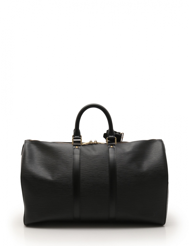 ルイヴィトン LOUIS VUITTON ボストンバッグ キーポル45 エピ ノワール 