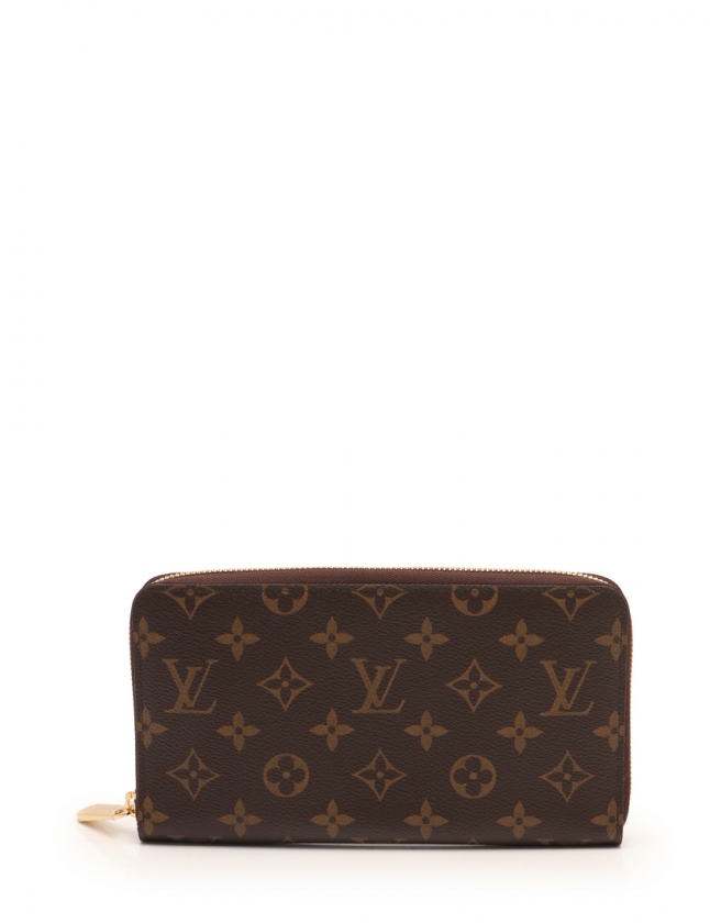 ルイヴィトン LOUIS VUITTON ラウンドファスナー長財布 ジッピーオーガナイザー モノグラム 茶 小物 PVC M60002 メンズ レディース
