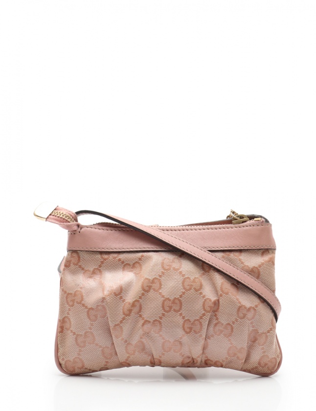 グッチ GUCCI ショルダーバッグ ポシェット GGクリスタル ピンク 