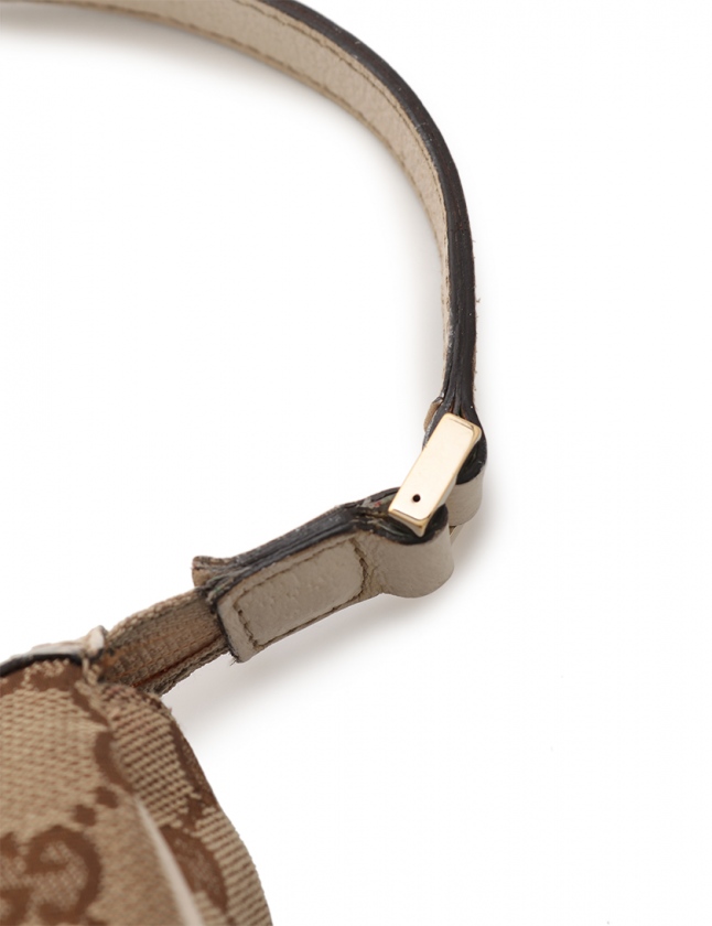 グッチ GUCCI アクセサリーポーチ GGキャンバス アビー ベージュ