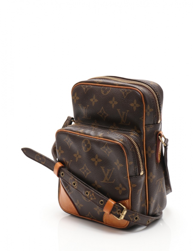 ルイヴィトン LOUIS VUITTON ショルダーバッグ アマゾン モノグラム 茶 
