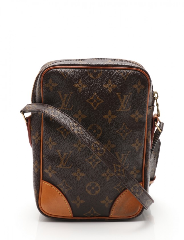 ルイヴィトン LOUIS VUITTON ショルダーバッグ アマゾン モノグラム 茶 