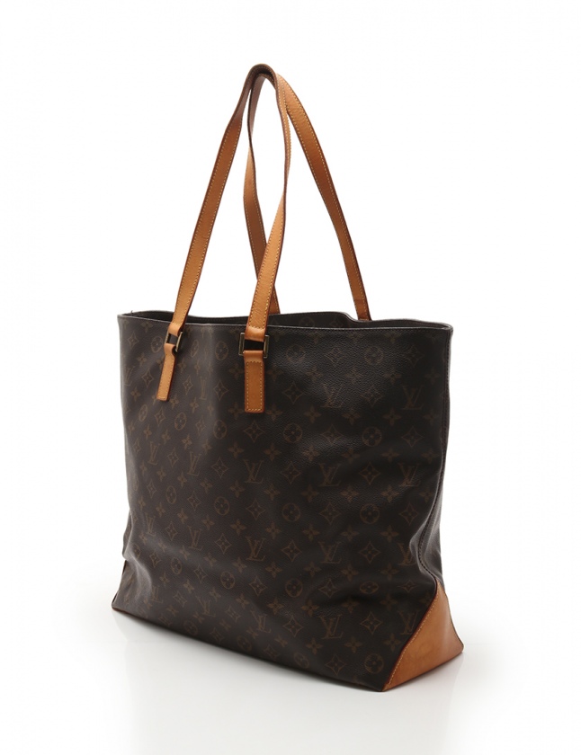 ルイヴィトン LOUIS VUITTON トートバッグ カバアルト モノグラム 茶 