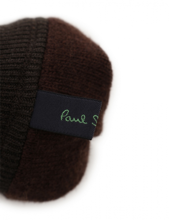 ポールスミス PAUL SMITH グローブ 手袋 ダークブラウン マルチカラー