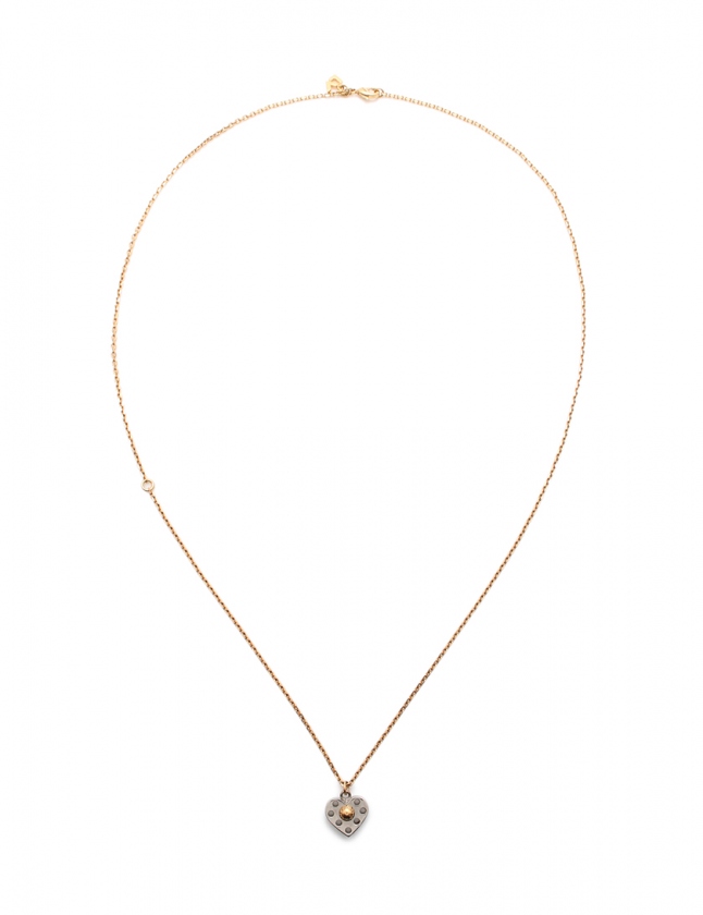 ルイヴィトン LOUIS VUITTON 2連ネックレス パンダンティフスパイキー