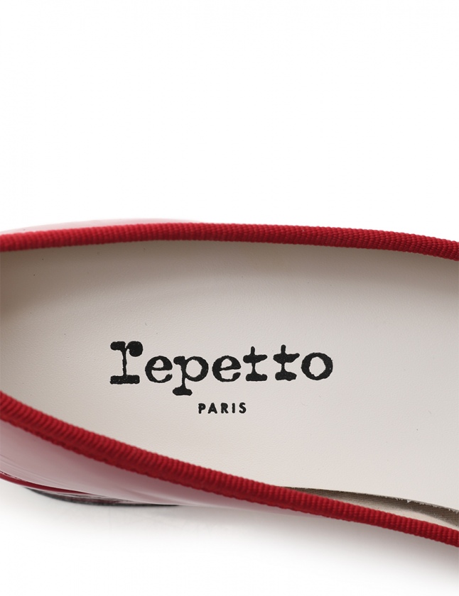 ✨未使用級✨repetto パンプス カミーユ エナメル 赤 チャンキー ✨未使用級✨repetto パンプス カミーユ エナメル 赤 チャンキー