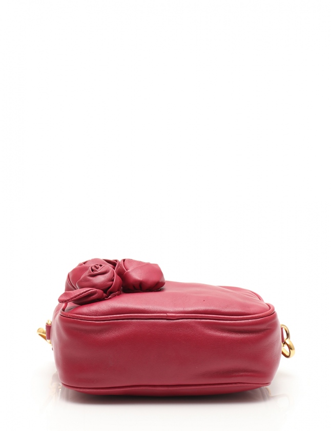 プラダ PRADA ショルダーバッグ ポーチ ピンクパープル レザー