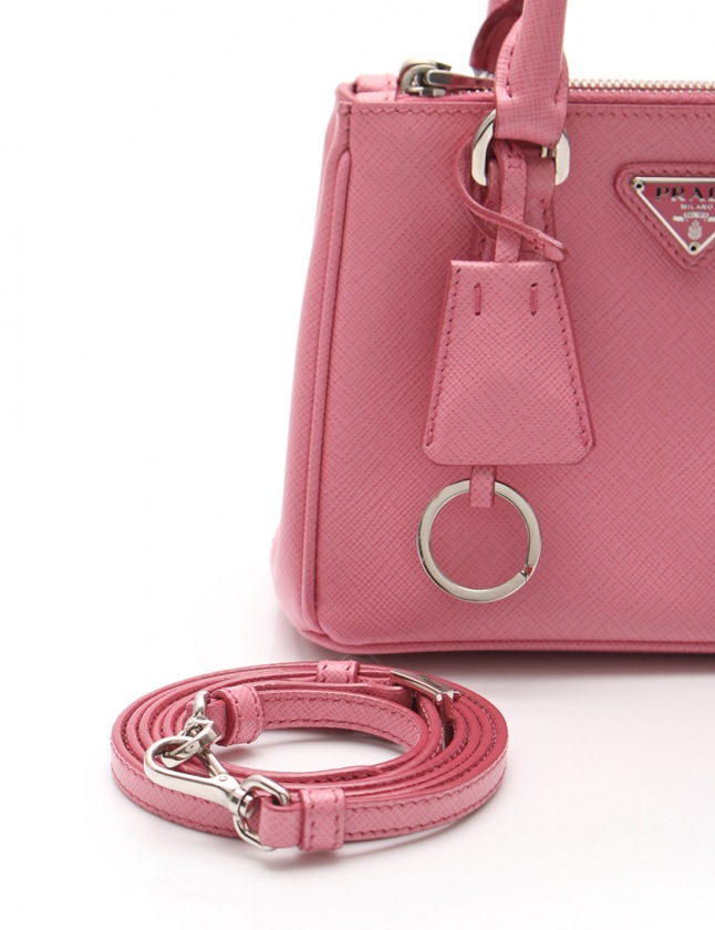 プラダ PRADA ハンドバッグ ショルダーバッグ ミニバッグ ピンク