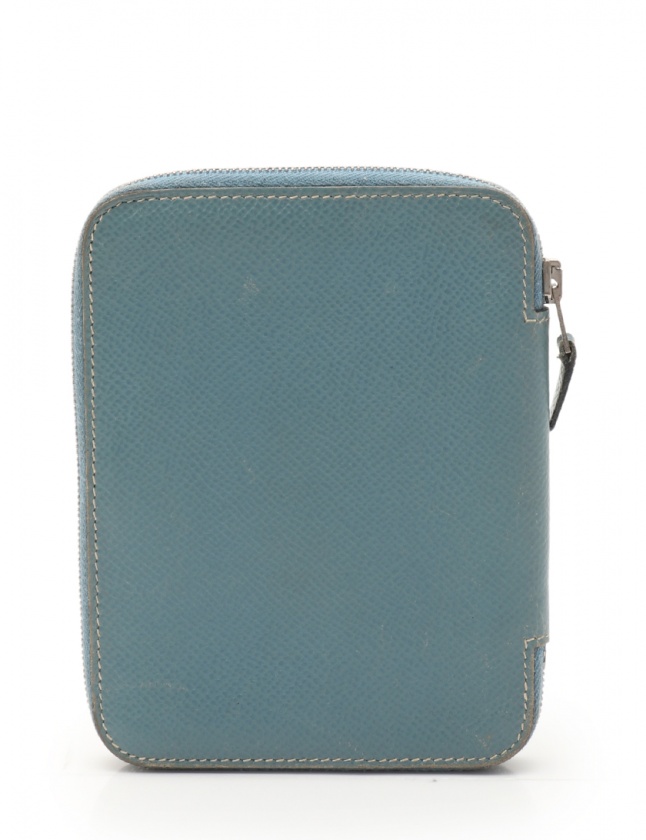 エルメス HERMES 手帳カバー アジェンダジップ ブルージーン 小物  