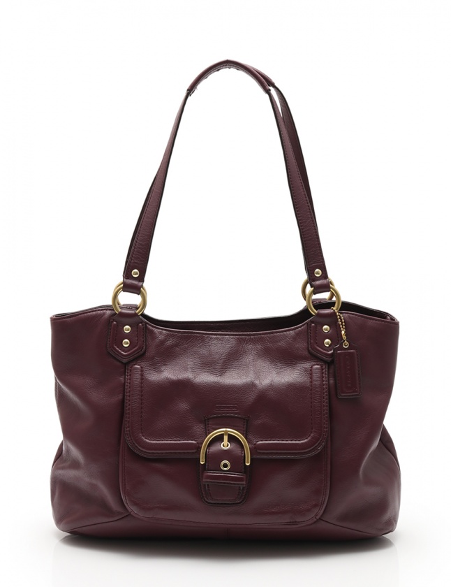 コーチ COACH トートバッグ キャンベル レザー ベル キャリーオール 