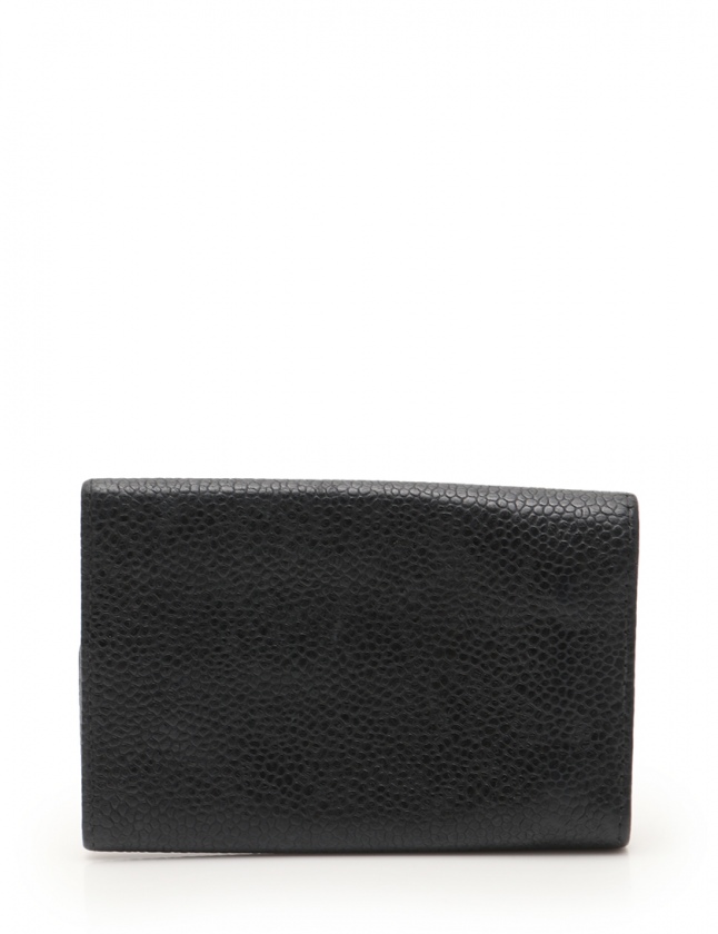 シャネル CHANEL 5連キーケース ココマーク 黒 小物 キャビアスキン 