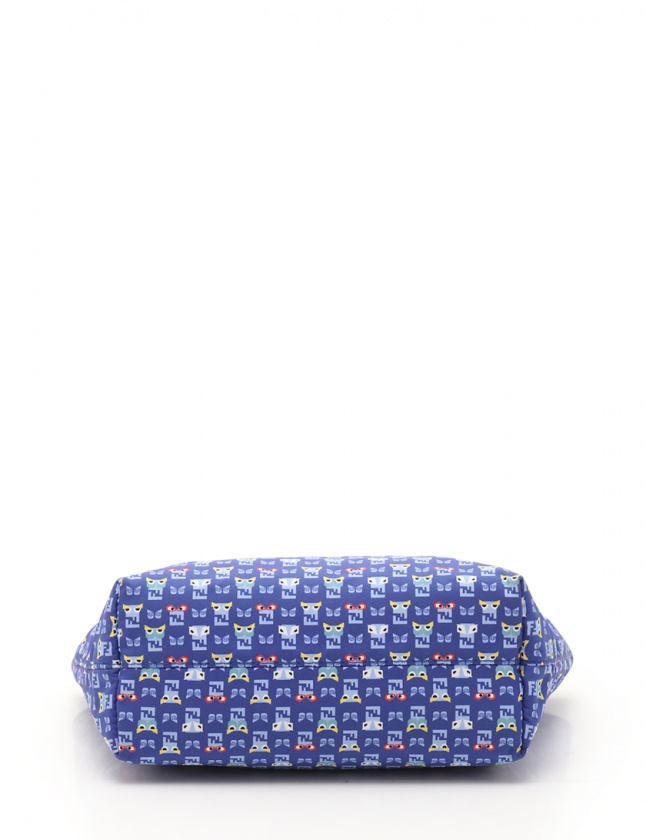 フェンディ FENDI トートバッグ バッグバグズ モンスター 青
