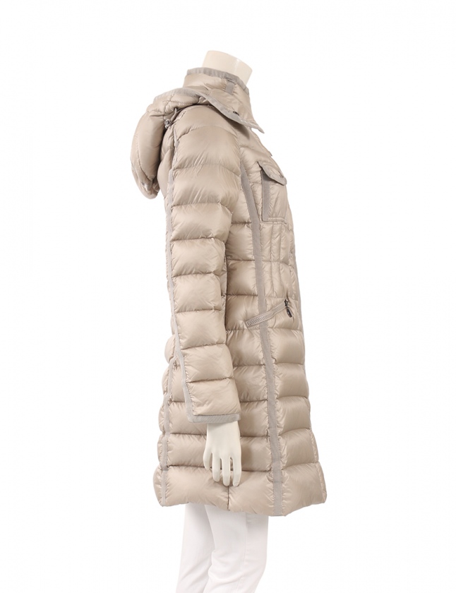 MONCLER エルミンヌ ベージュ モンクレール 0 XS ロング ダウン