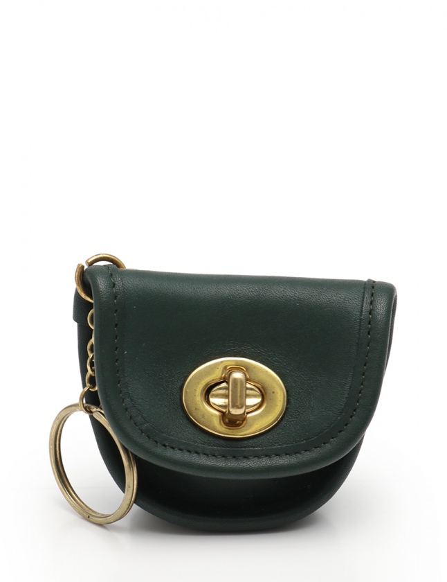 コーチ COACH コインケース 小銭入れ オールドコーチ 緑 小物 レザー 
