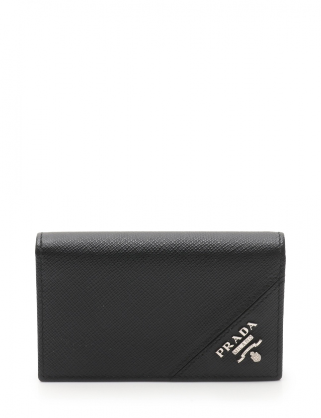 プラダ Prada カードケース 黒 小物 サフィアーノレザー メンズ 114 ベクトルパーク