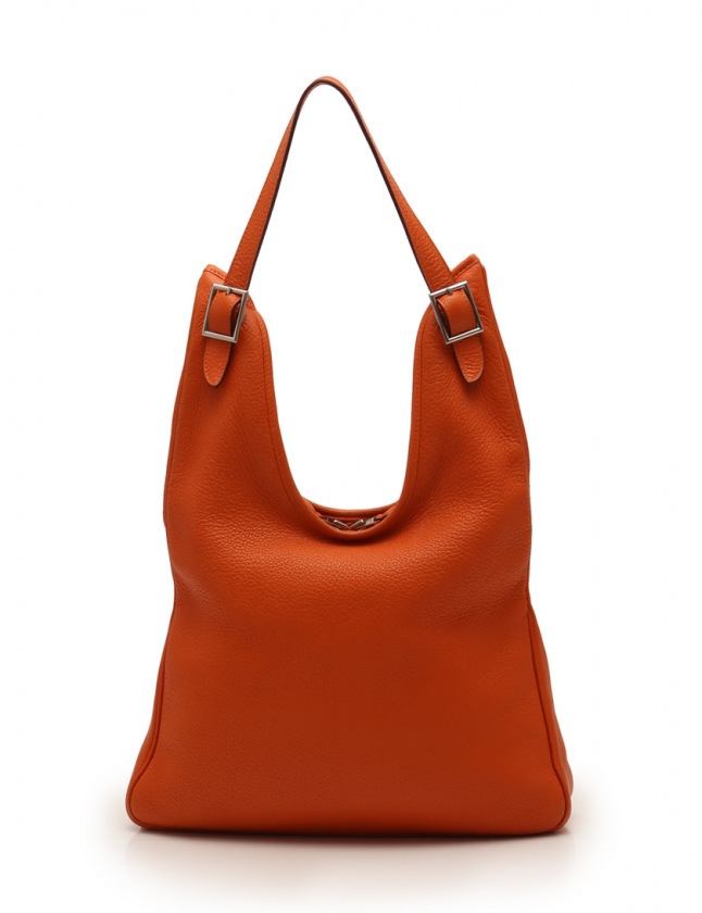 エルメス HERMES ショルダーバッグ マサイPM オレンジ トリヨン  