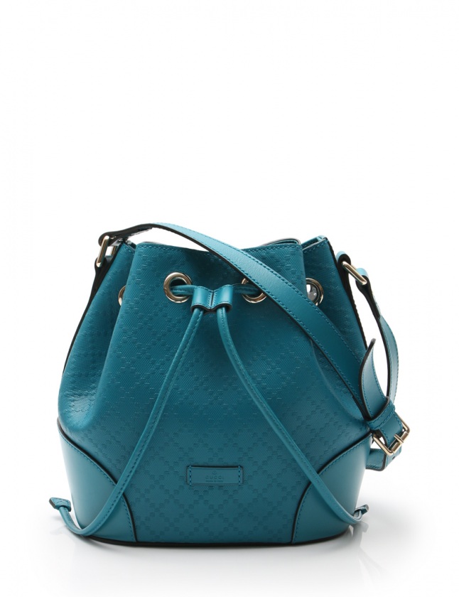 グッチ GUCCI 巾着ショルダーバッグ ブライトディアマンテ 青 354229 