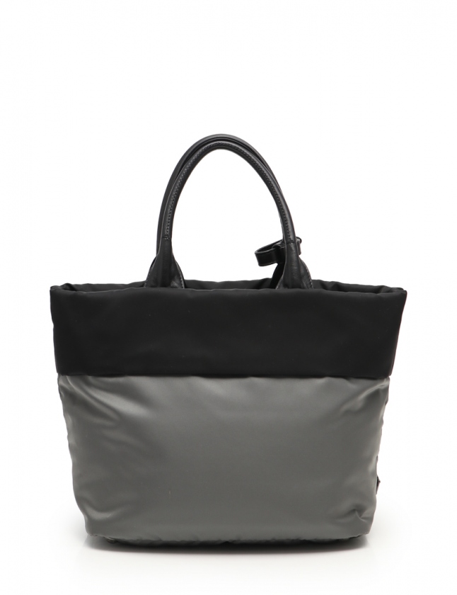 プラダ PRADA トートバッグ ショルダーバッグ 黒 グレー B1959V 