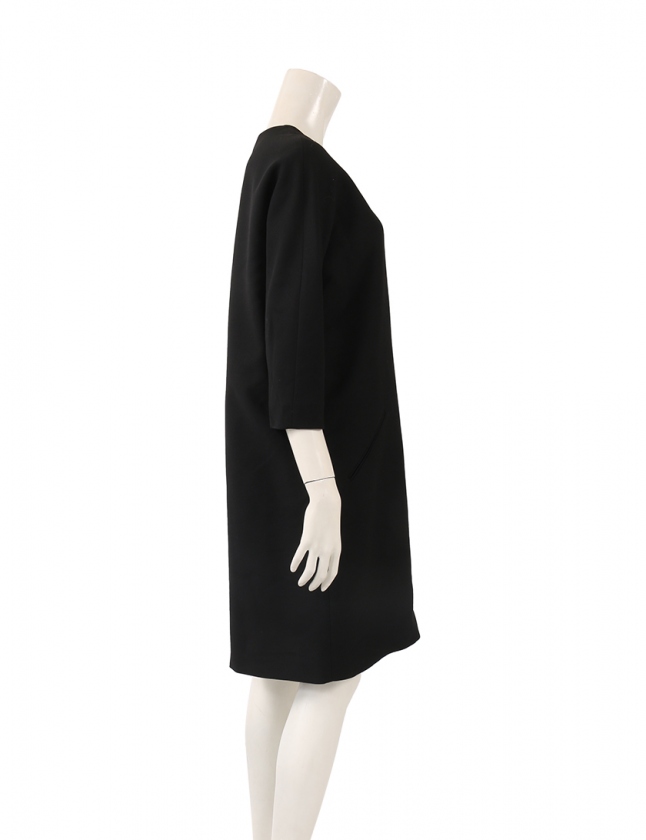 エルメス Hermes ワンピース 黒 34 長袖 無地 Xs ウール レディース 114 ベクトルパーク