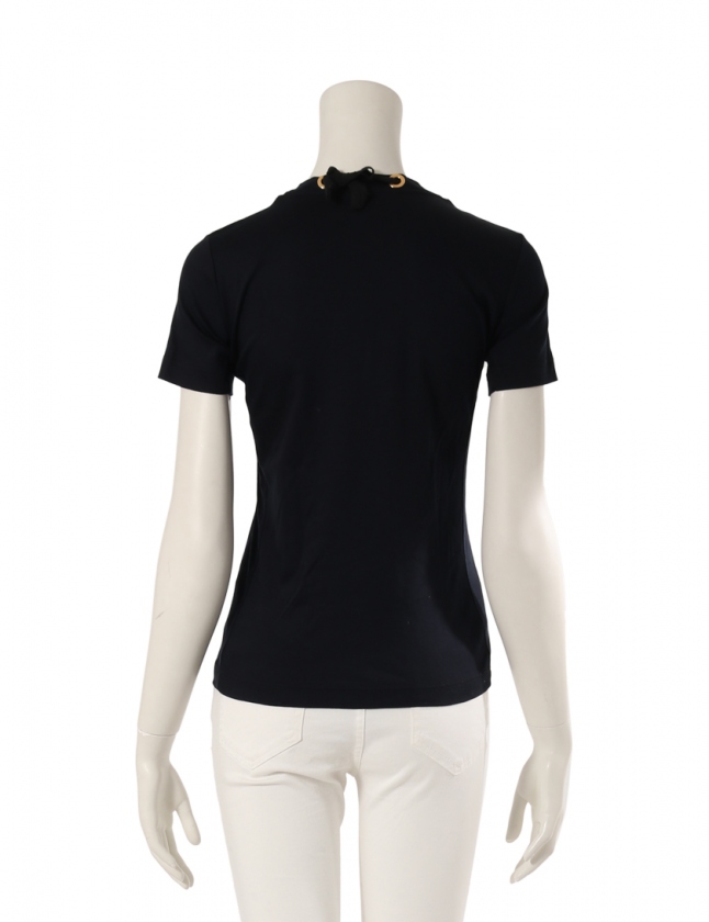 ルイヴィトン LOUIS VUITTON カットソー Tシャツ ネイビー S