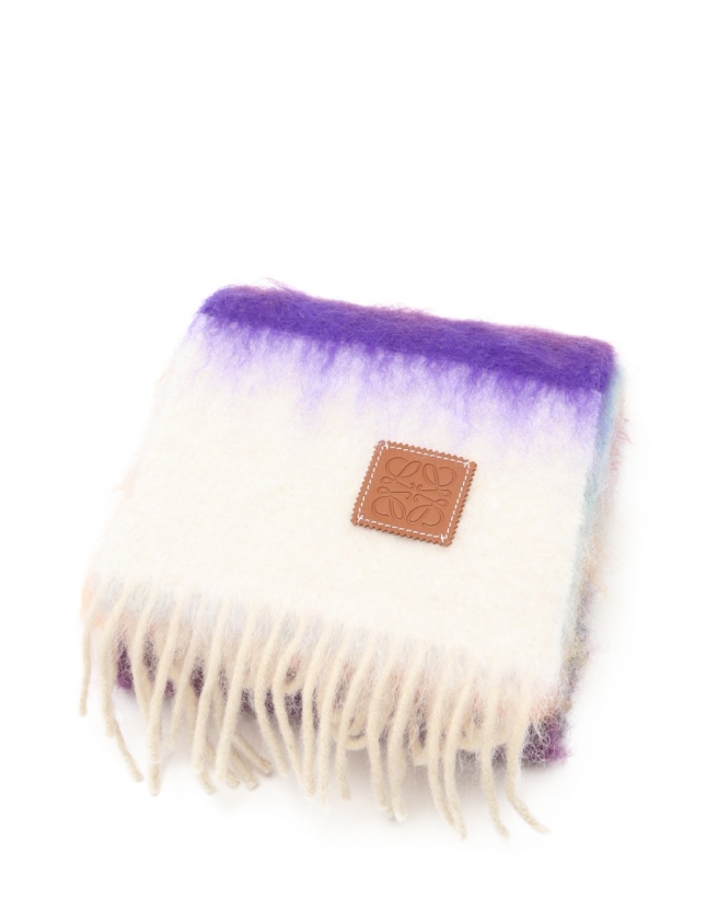 LOEWE マルチカラー ウールマフラー 中古・古着通販】LOEWE (ロエベ) マフラー マルチカラー｜ブランド