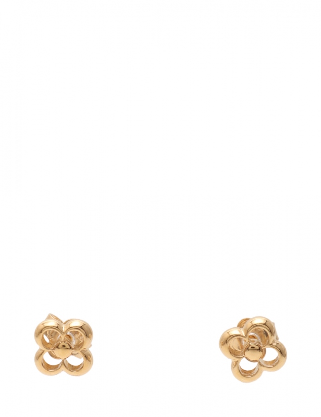 ルイヴィトン LOUIS VUITTON ピアス フラワー フル ゴールド  