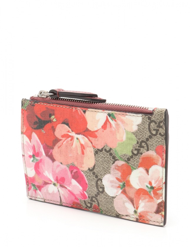 グッチ GUCCI コインケース 小銭入れ GGブルームス ベージュ マルチ 