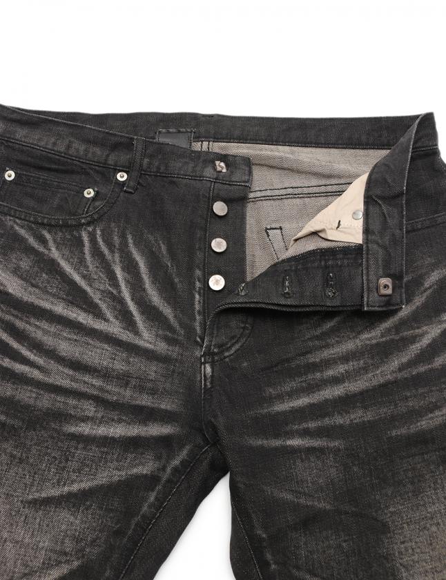 ディオールオム Dior HOMME パンツ デニム 黒 46 ボトムス S