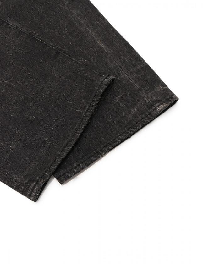 ディオールオム Dior HOMME パンツ デニム 黒 46 ボトムス S